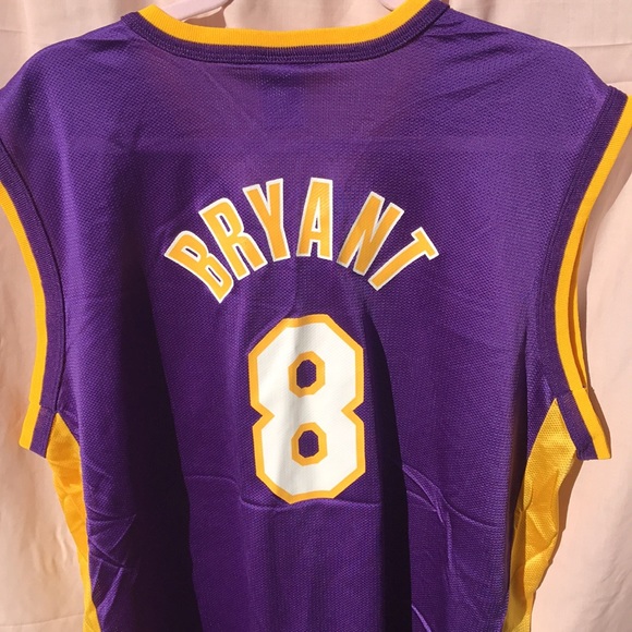 KOBE !!! Kobe Bryant Basketball Jersey by Champion road purple EUC - Picture 5 of 5